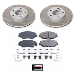 Power Stop SC6490 - Front Z17 Evolution Pad And Semi-Coated Rotor Kit vehicle fitment brake part