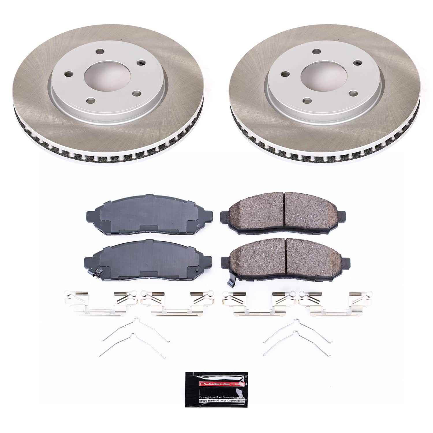 Power Stop SC6492 - Front Z17 Evolution Pad And Semi-Coated Rotor Kit vehicle fitment brake part