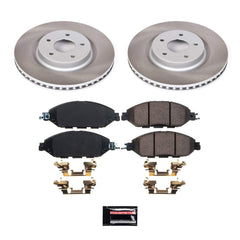 Power Stop SC6496 - Front Z17 Evolution Pad And Semi-Coated Rotor Kit vehicle fitment brake part