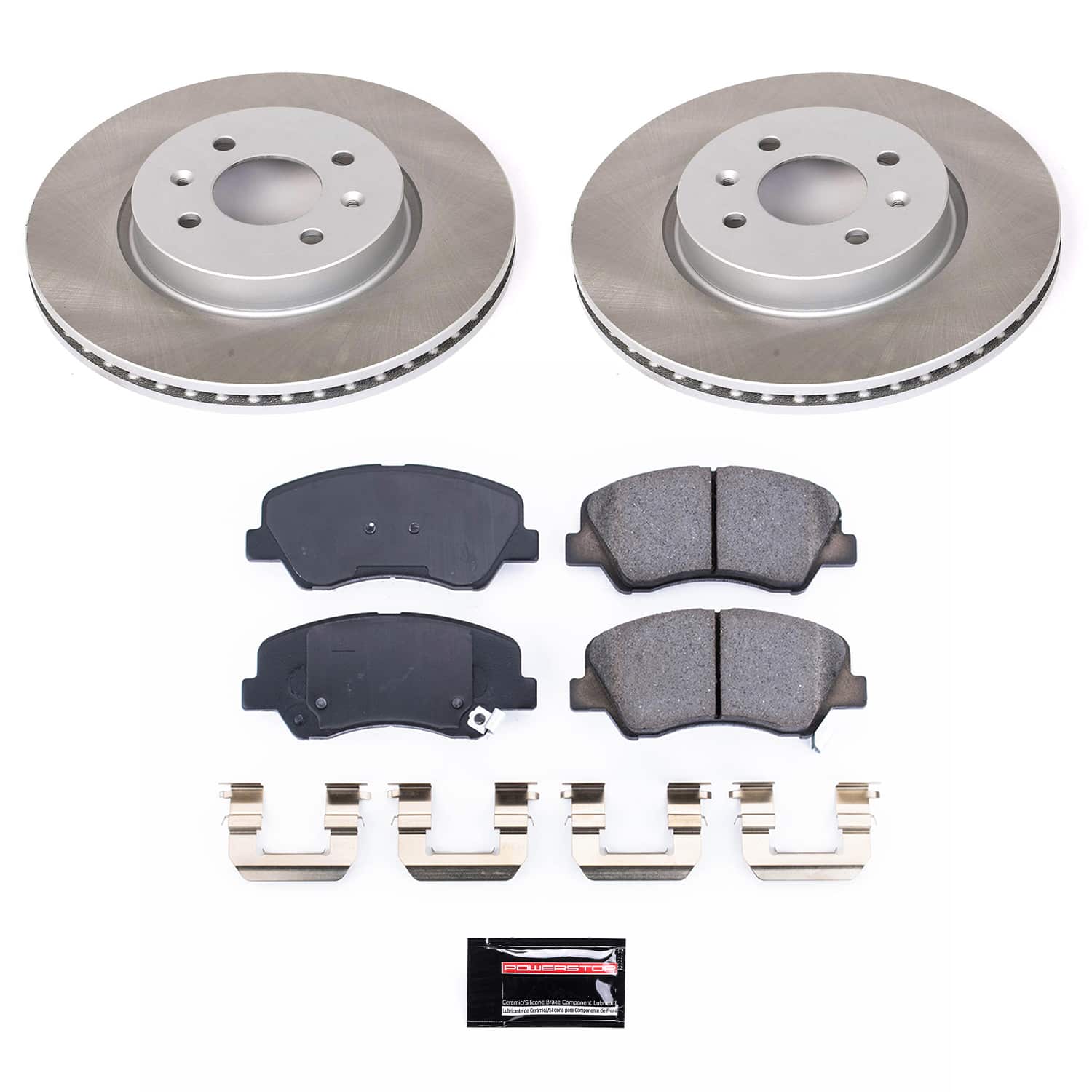 Power Stop SC6499 - Front Z17 Evolution Pad And Semi-Coated Rotor Kit vehicle fitment brake part