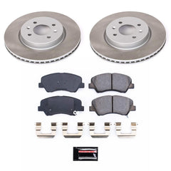 Power Stop SC6499 - Front Z17 Evolution Pad And Semi-Coated Rotor Kit vehicle fitment brake part