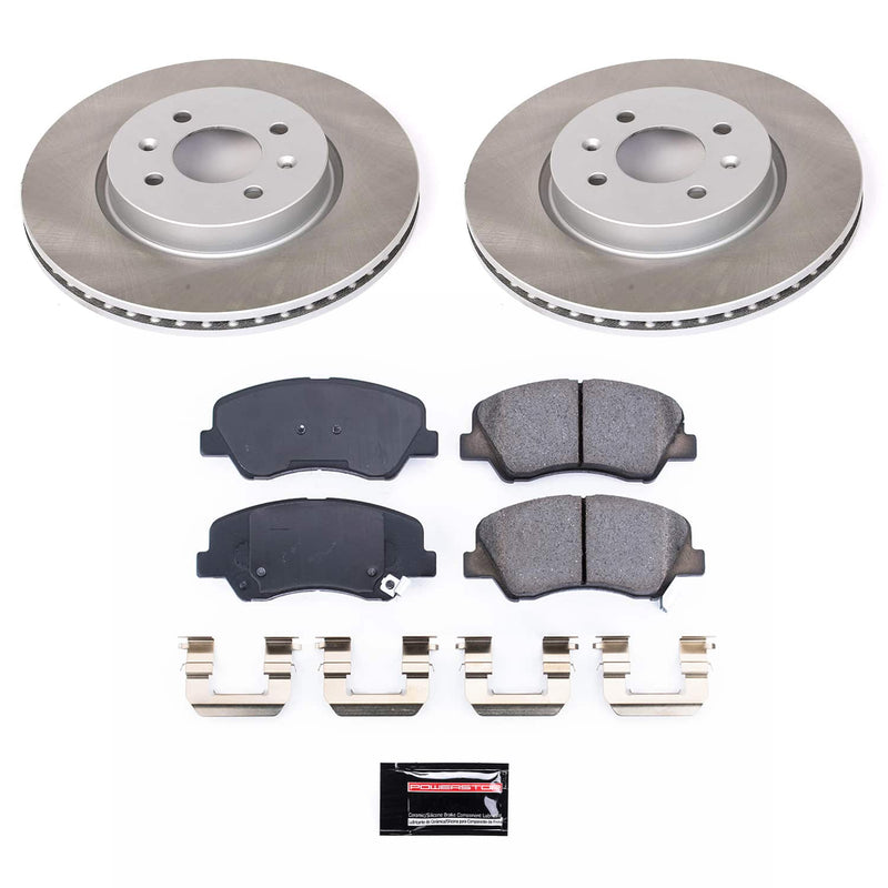 Power Stop SC6499 - Front Z17 Evolution Pad And Semi-Coated Rotor Kit vehicle fitment brake part