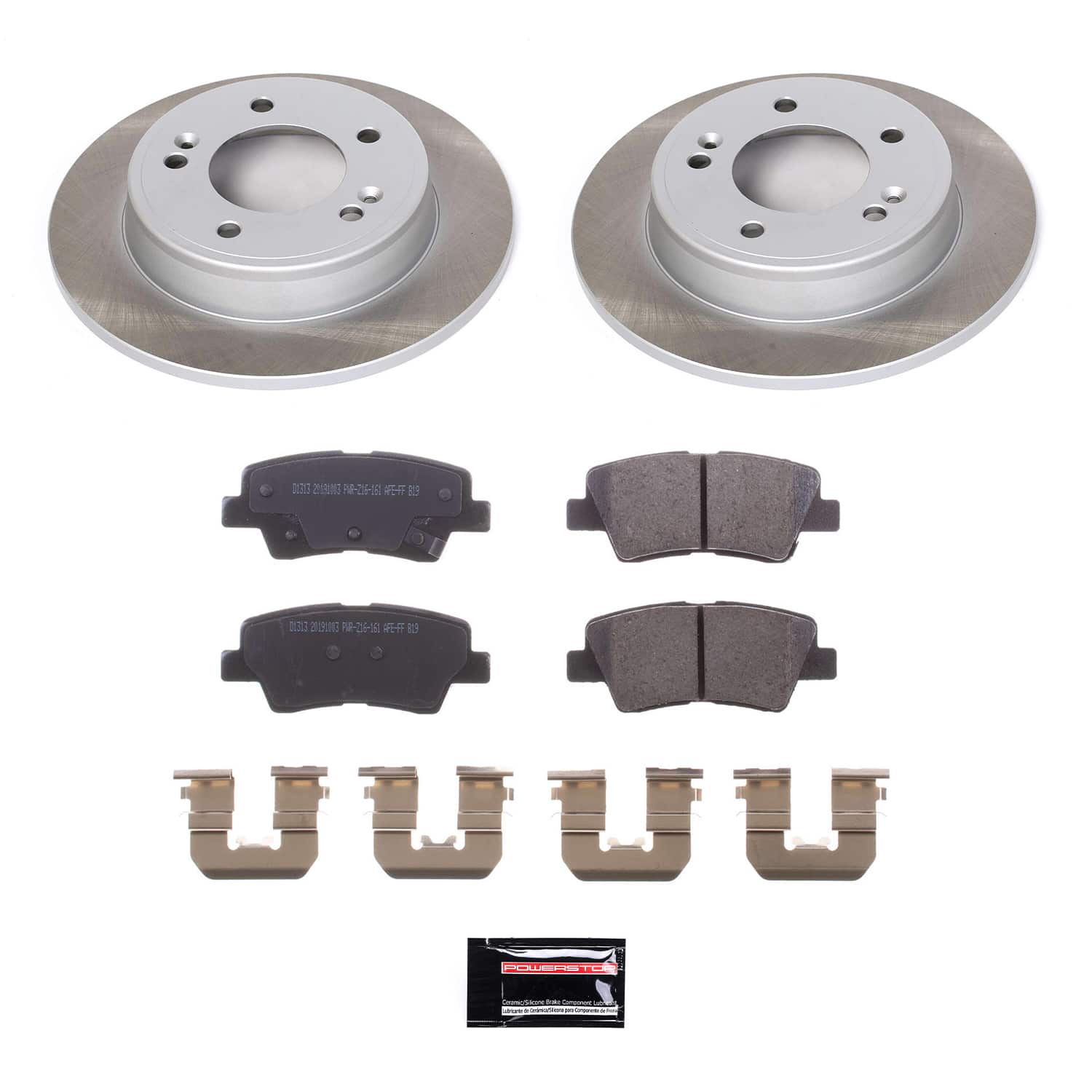 Power Stop SC6501 - Rear Z17 Evolution Pad And Semi-Coated Rotor Kit vehicle fitment brake part