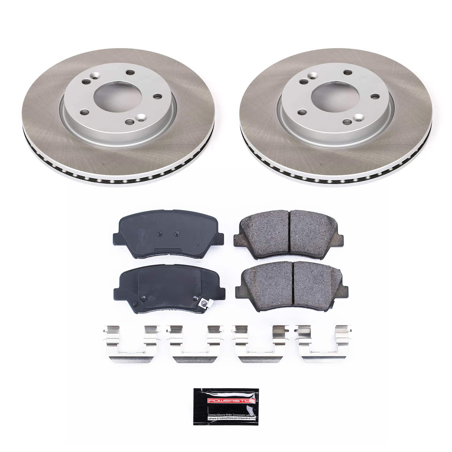 Power Stop SC6503 - Front Z17 Evolution Pad And Semi-Coated Rotor Kit vehicle fitment brake part