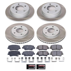 Power Stop SC6506 - Front And Rear Z17 Evolution Pad And Semi-Coated Rotor Kit vehicle fitment brake part