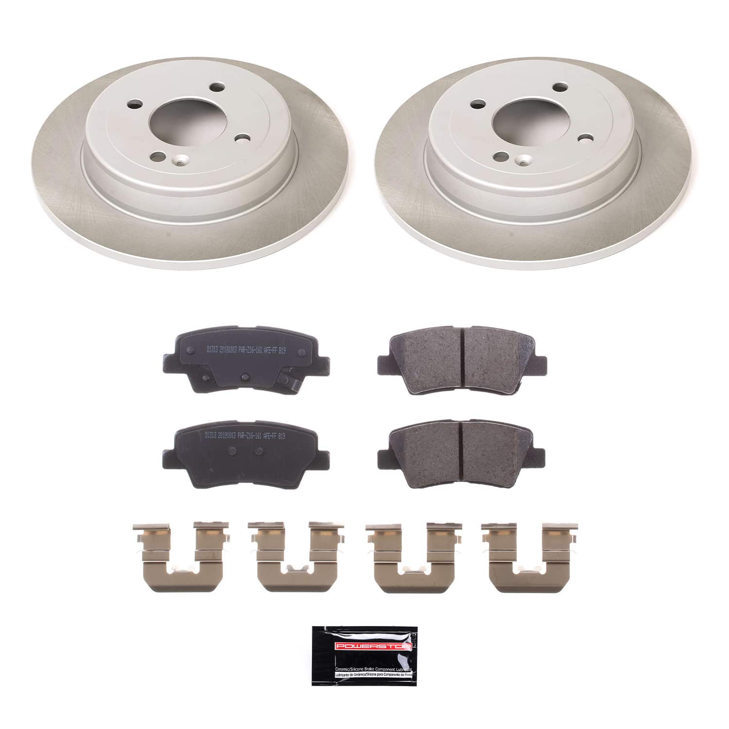 Power Stop SC6507 - Rear Z17 Evolution Pad And Semi-Coated Rotor Kit vehicle fitment brake part