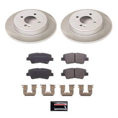 Power Stop SC6507 - Rear Z17 Evolution Pad And Semi-Coated Rotor Kit vehicle fitment brake part