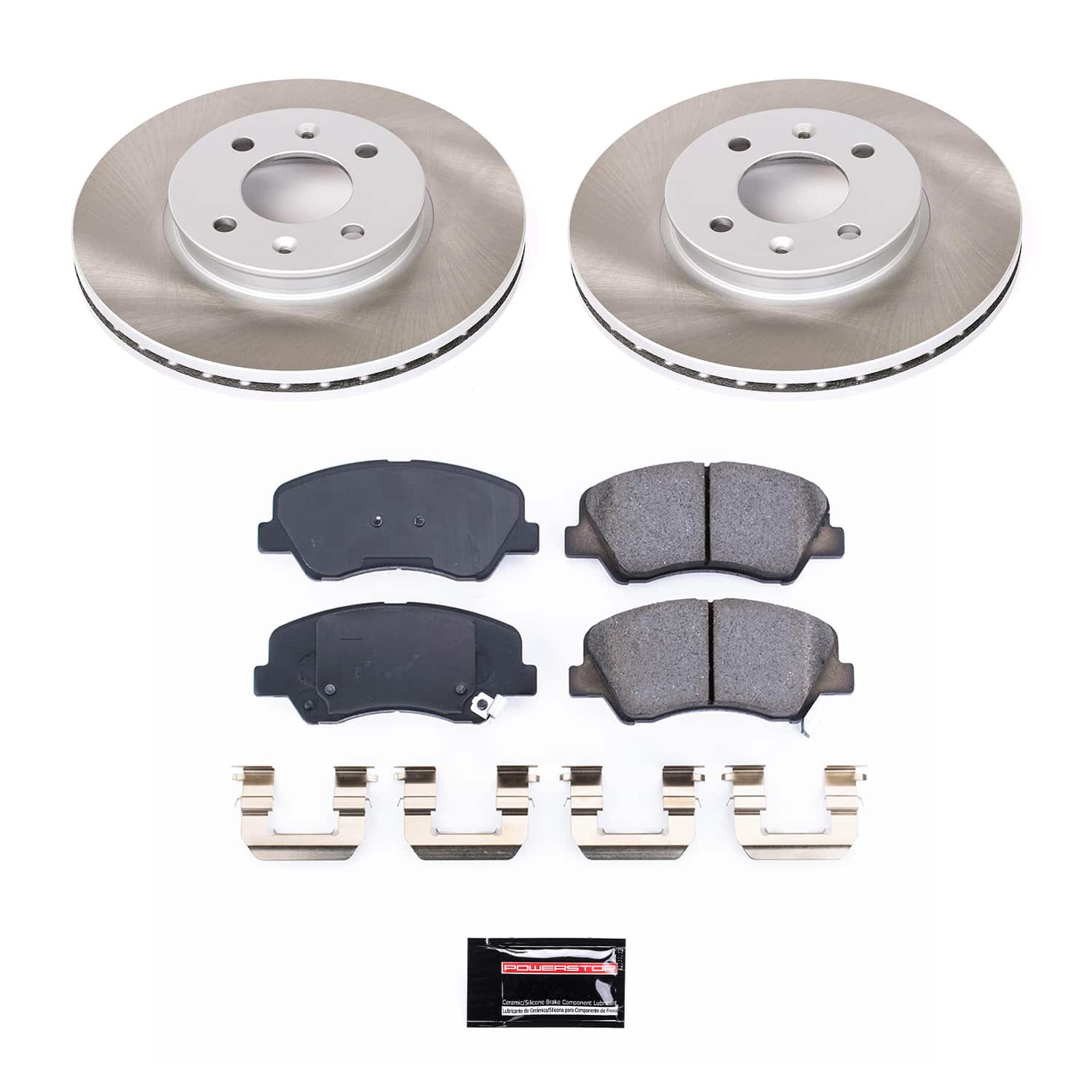 Power Stop SC6508 - Front Z17 Evolution Pad And Semi-Coated Rotor Kit vehicle fitment brake part