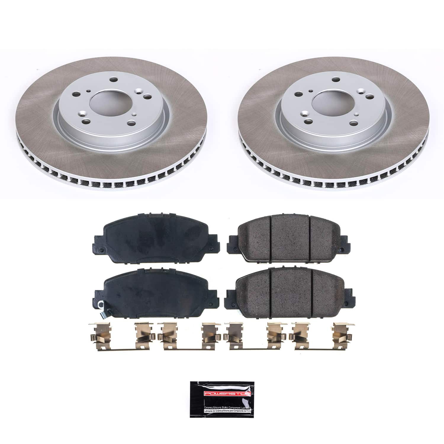 Power Stop SC6515 - Front Z17 Evolution Pad And Semi-Coated Rotor Kit vehicle fitment brake part