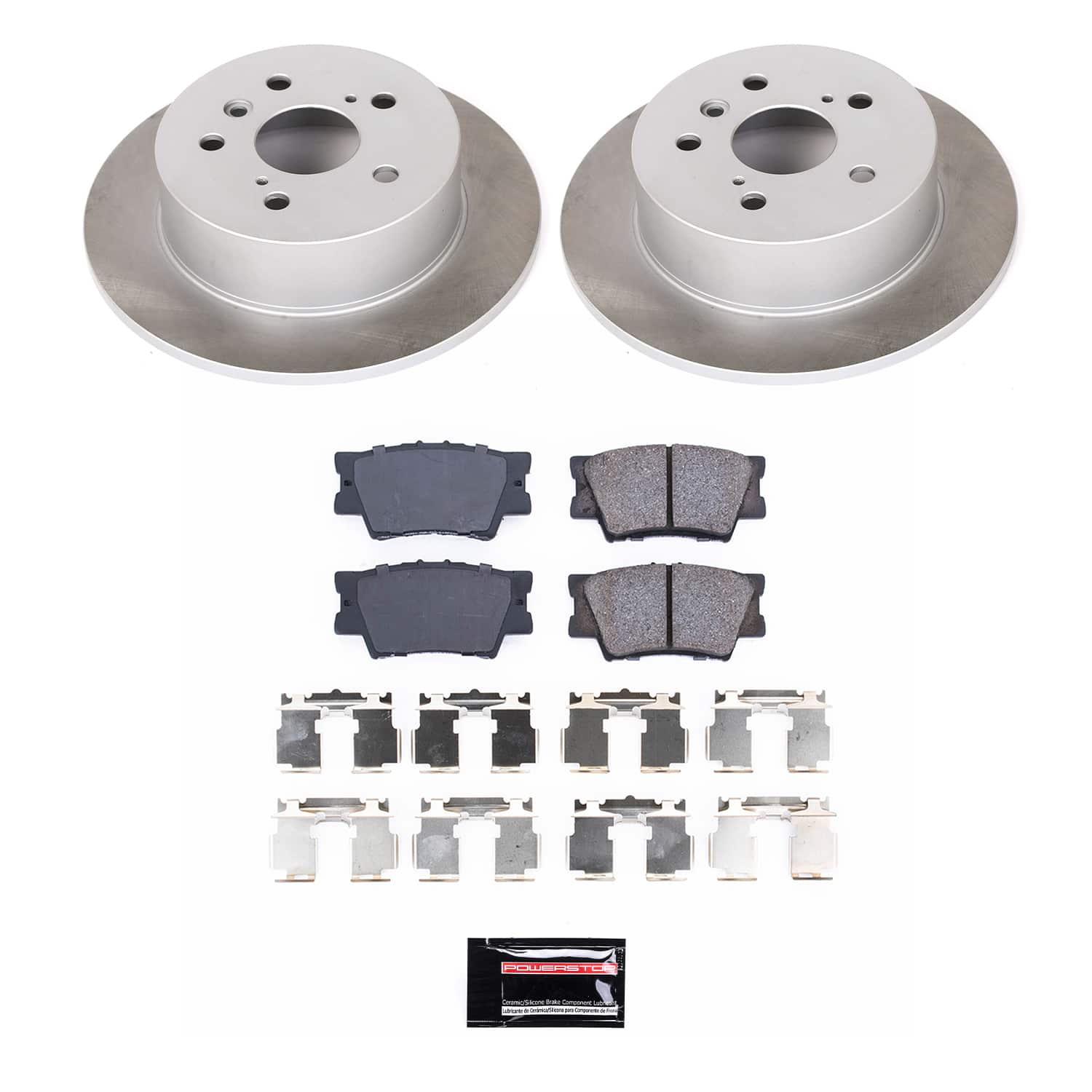 Power Stop SC6520 - Rear Z17 Evolution Pad And Semi-Coated Rotor Kit vehicle fitment brake part