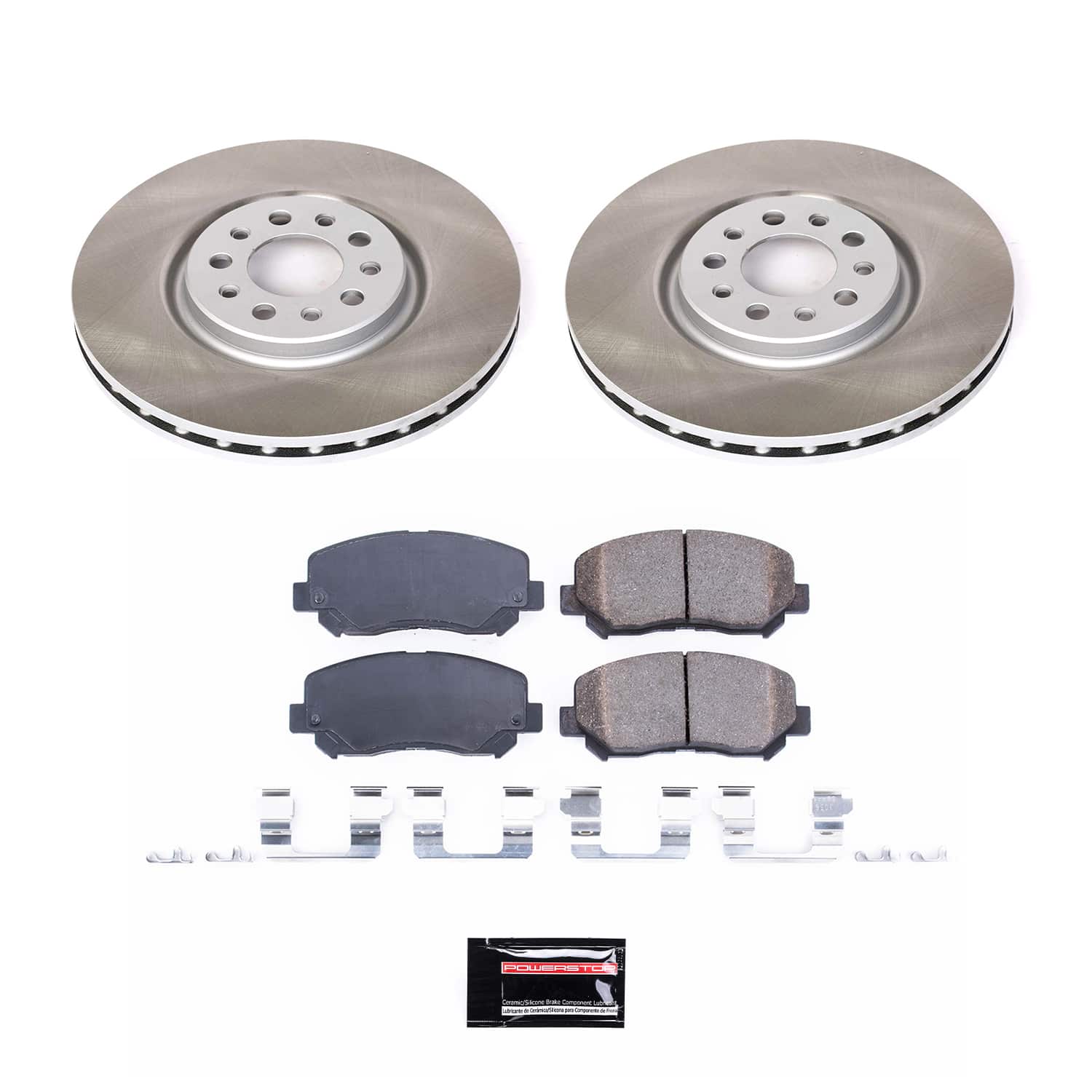 Power Stop SC6538 - Front Z17 Evolution Pad And Semi-Coated Rotor Kit vehicle fitment brake part