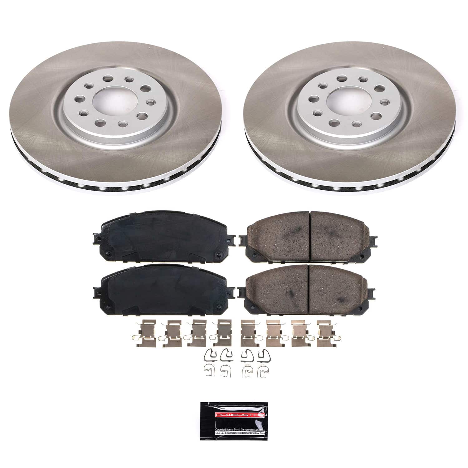 Power Stop SC6540 - Front Z17 Evolution Pad And Semi-Coated Rotor Kit vehicle fitment brake part