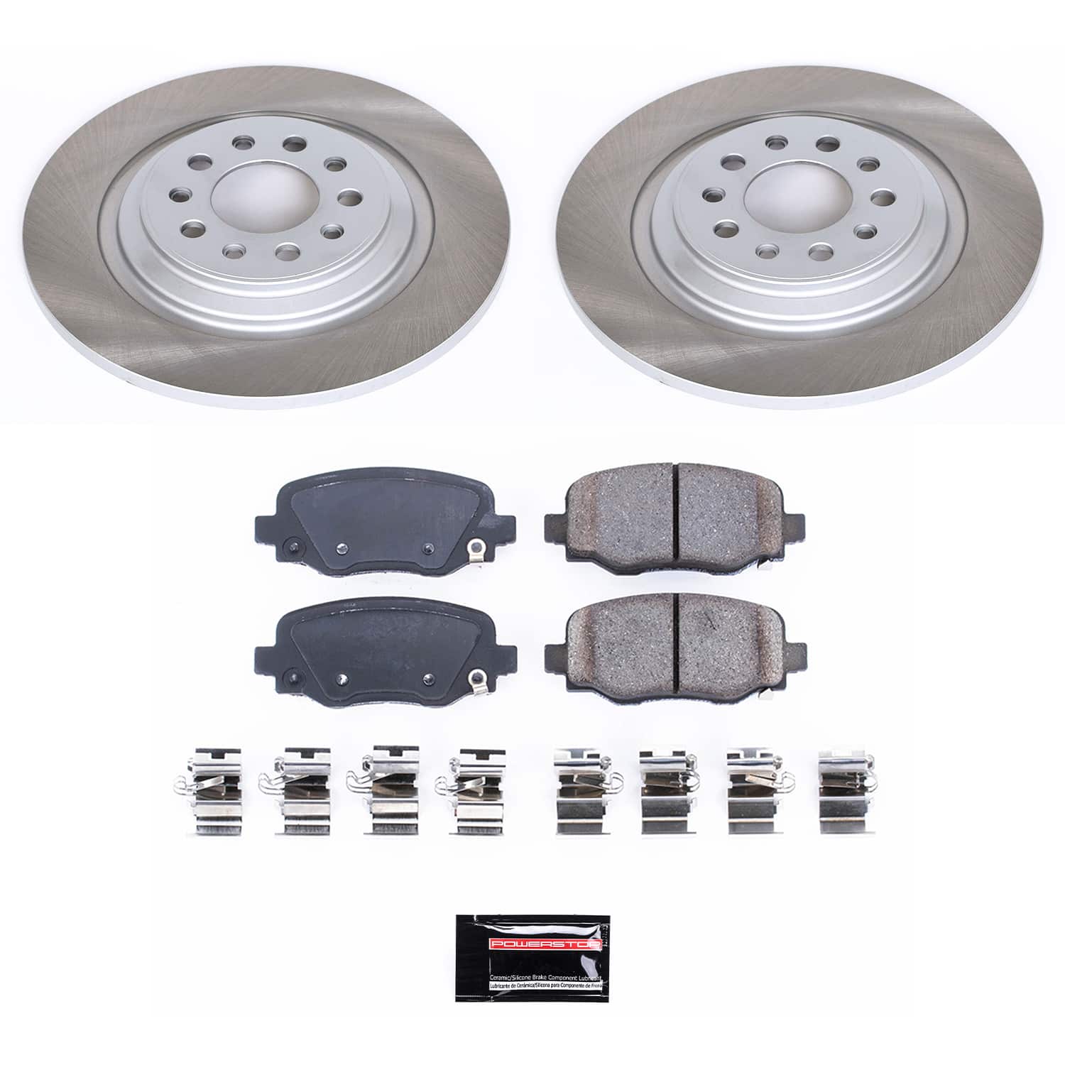 Power Stop SC6542 - Rear Z17 Evolution Pad And Semi-Coated Rotor Kit vehicle fitment brake part