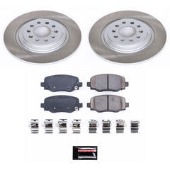 Power Stop SC6542 - Rear Z17 Evolution Pad And Semi-Coated Rotor Kit vehicle fitment brake part