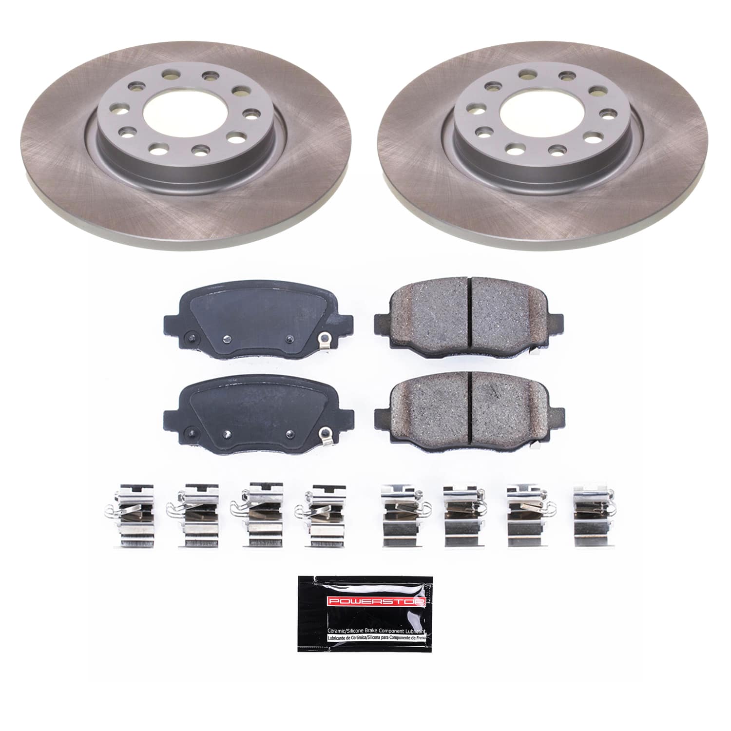 Power Stop SC6543 - Rear Z17 Evolution Pad And Semi-Coated Rotor Kit vehicle fitment brake part