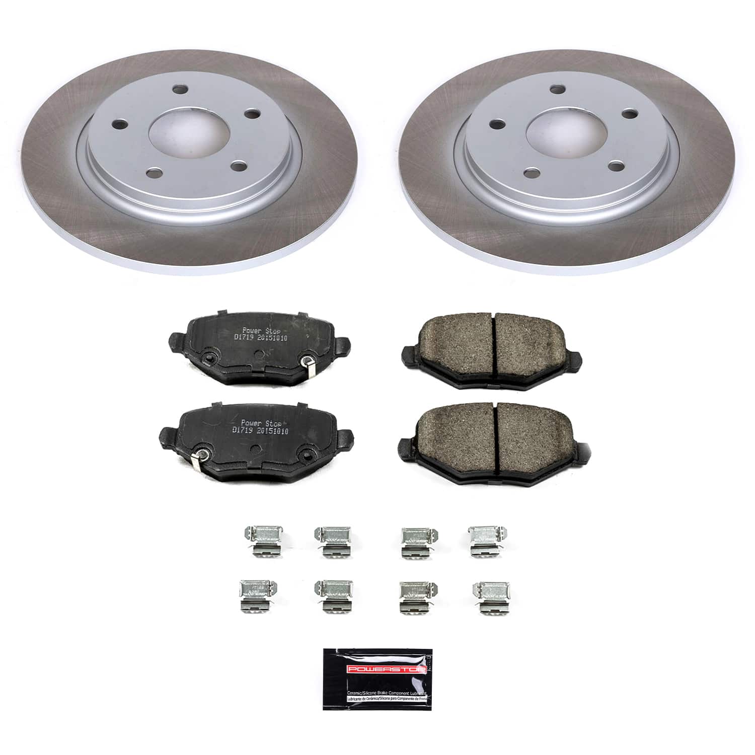 Power Stop SC6544 - Rear Z17 Evolution Pad And Semi-Coated Rotor Kit vehicle fitment brake part