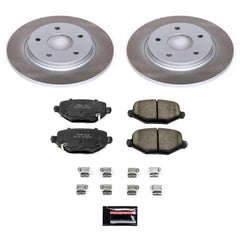 Power Stop SC6544 - Rear Z17 Evolution Pad And Semi-Coated Rotor Kit vehicle fitment brake part