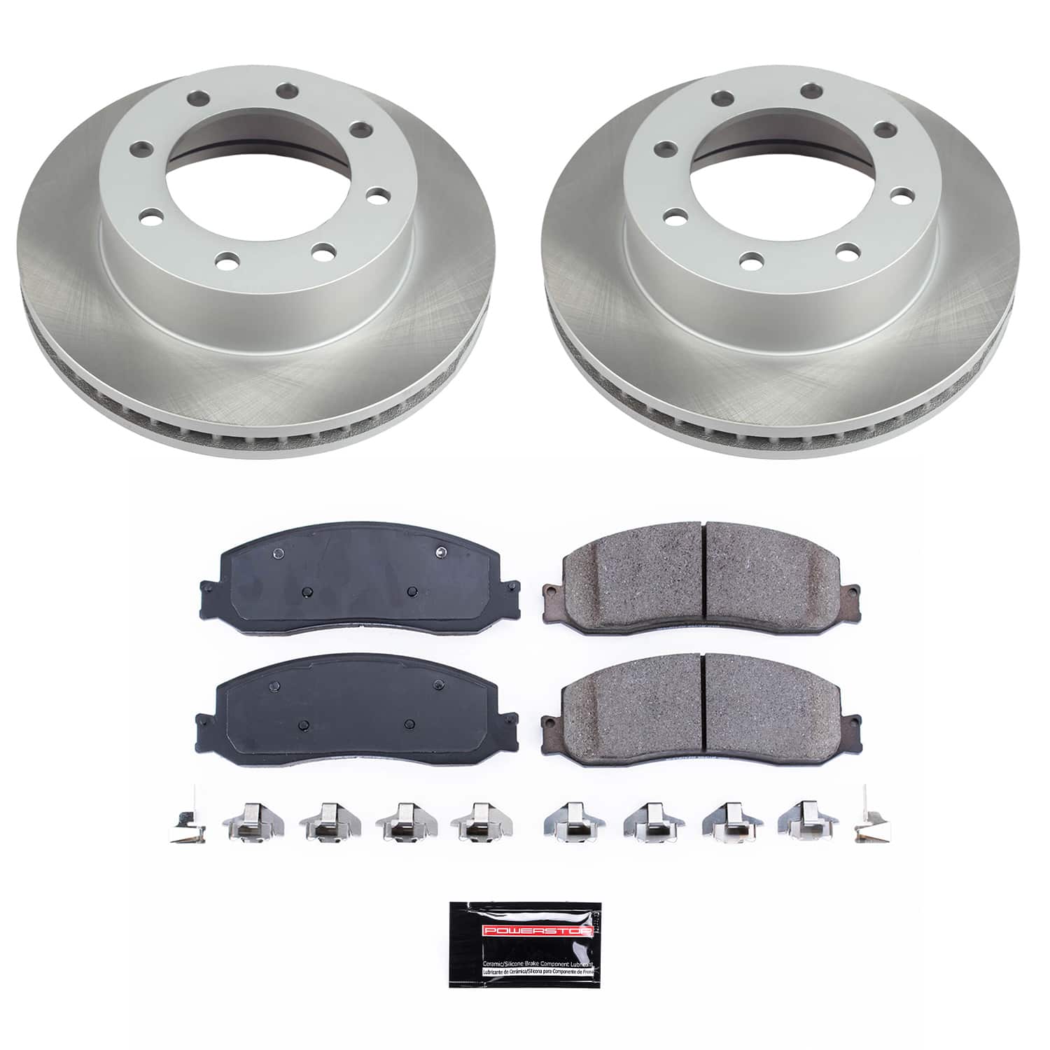Power Stop SC6545 - Front Z17 Evolution Pad And Semi-Coated Rotor Kit vehicle fitment brake part