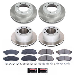 Power Stop SC6547 - Front And Rear Z17 Evolution Pad And Semi-Coated Rotor Kit vehicle fitment brake part