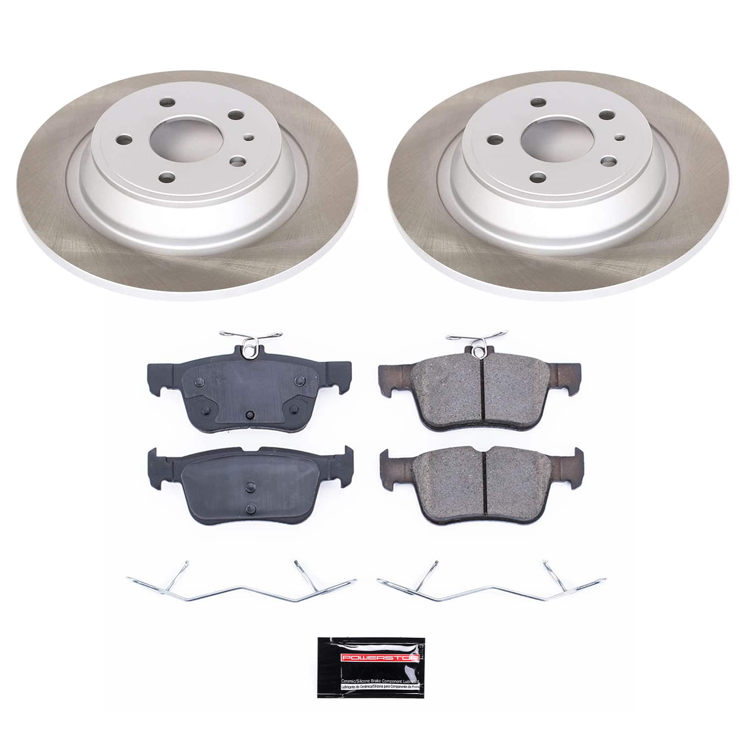 Power Stop SC6559 - Rear Z17 Evolution Pad And Semi-Coated Rotor Kit vehicle fitment brake part