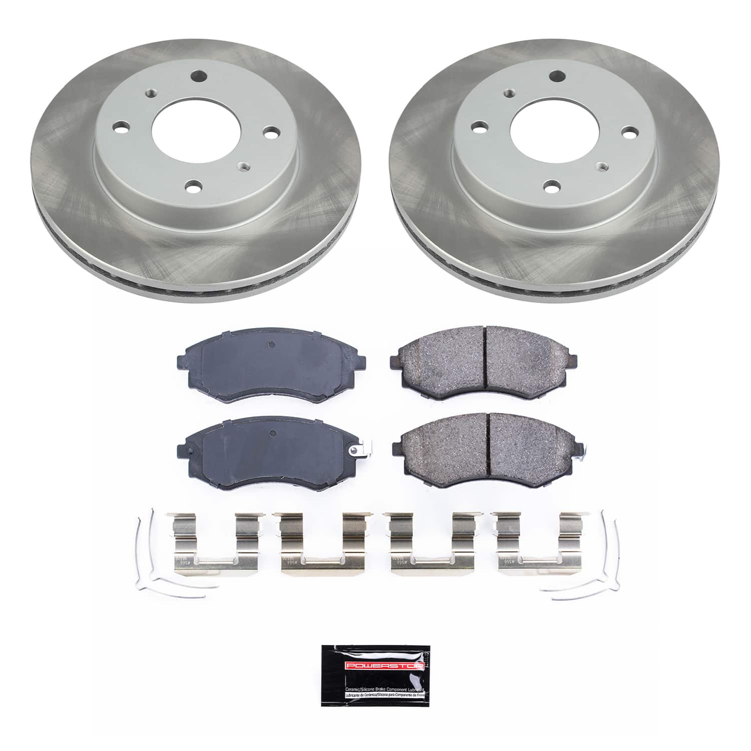 Power Stop SC656 - Front Z17 Evolution Pad And Semi-Coated Rotor Kit vehicle fitment brake part