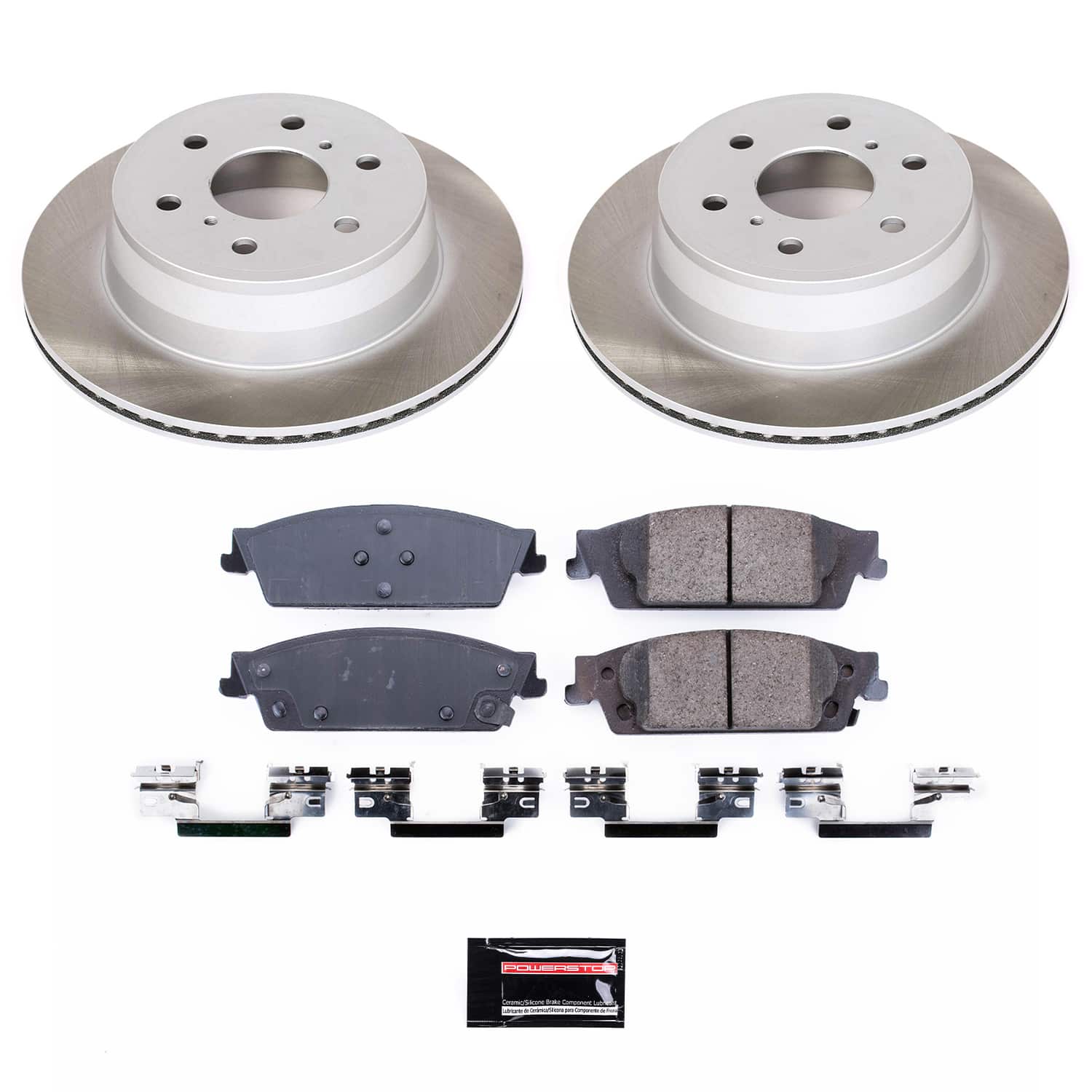 Power Stop SC6562 - Rear Z17 Evolution Pad And Semi-Coated Rotor Kit vehicle fitment brake part