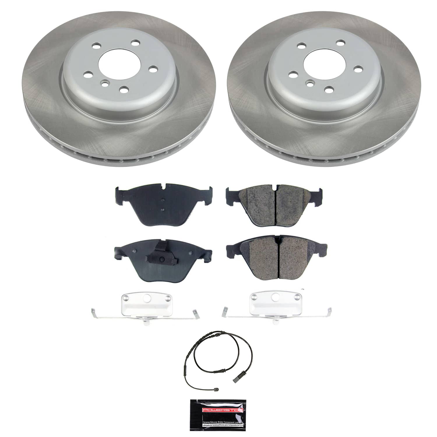 Power Stop SC6581 - Front Z17 Evolution Pad And Semi-Coated Rotor Kit vehicle fitment brake part