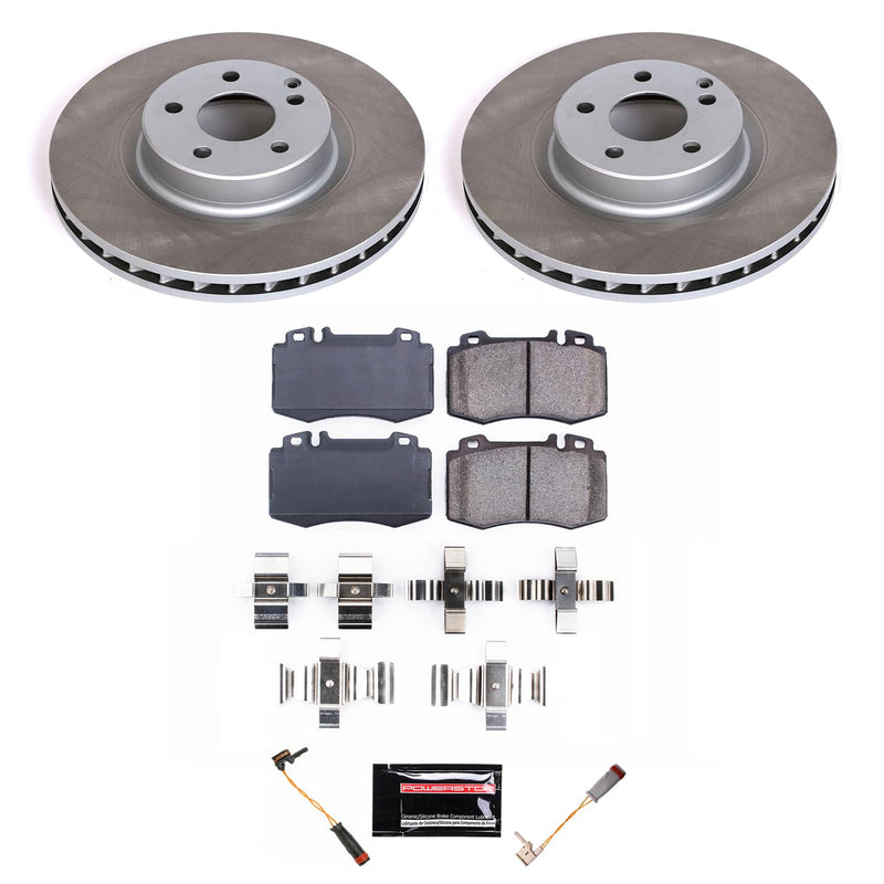 Power Stop SC6597 - Front Z17 Evolution Pad And Semi-Coated Rotor Kit vehicle fitment brake part
