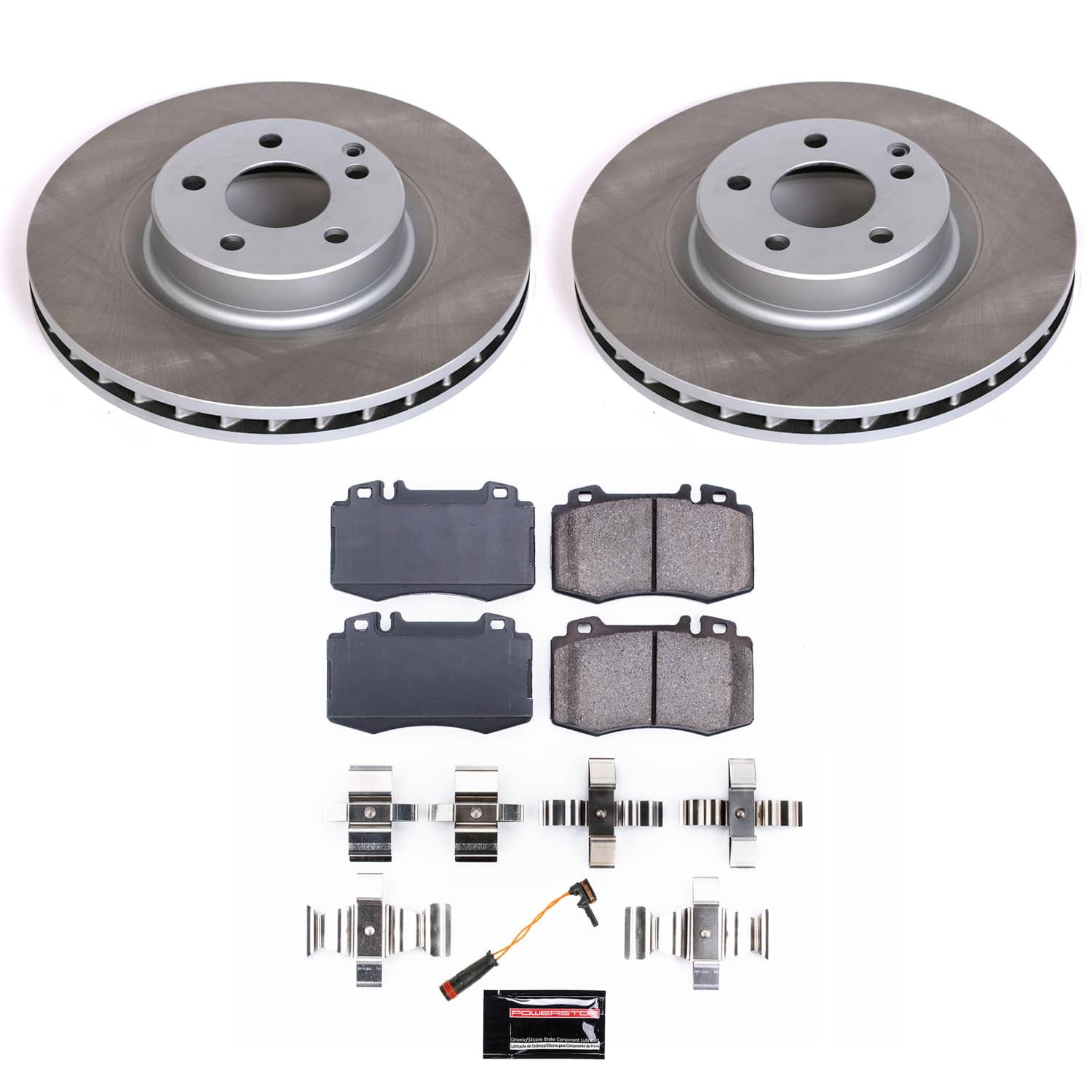 Power Stop SC6599 - Front Z17 Evolution Pad And Semi-Coated Rotor Kit vehicle fitment brake part