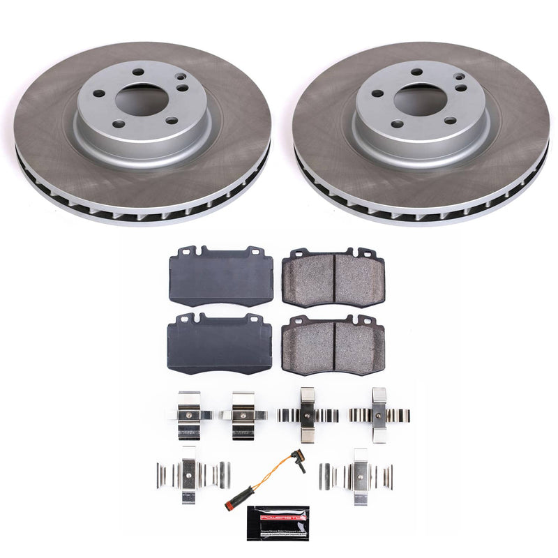 Power Stop SC6599 - Front Z17 Evolution Pad And Semi-Coated Rotor Kit vehicle fitment brake part