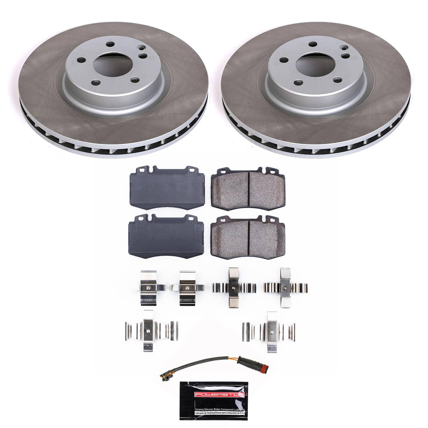 Power Stop SC6601 - Front Z17 Evolution Pad And Semi-Coated Rotor Kit vehicle fitment brake part