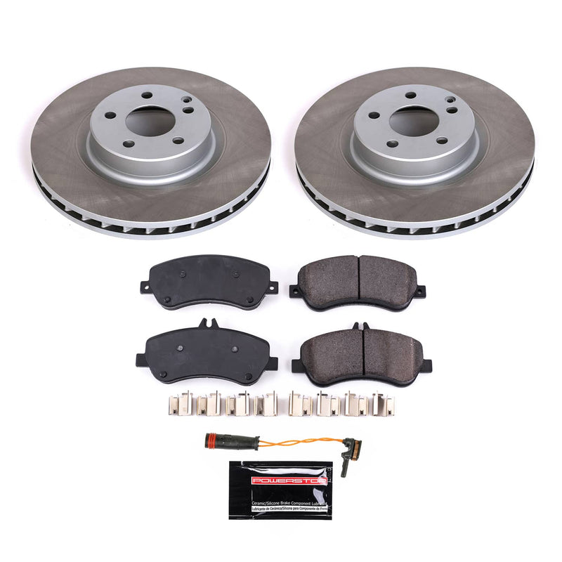 Power Stop SC6603 - Front Z17 Evolution Pad And Semi-Coated Rotor Kit vehicle fitment brake part