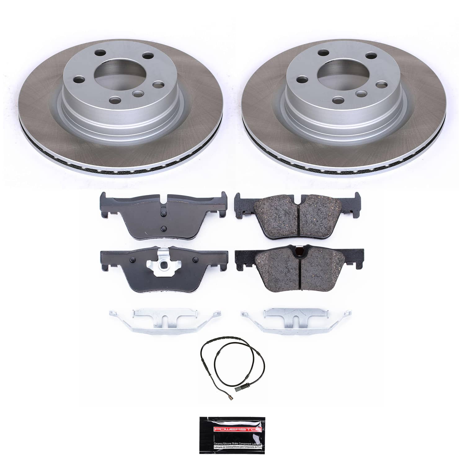 Power Stop SC6656 - Rear Z17 Evolution Pad And Semi-Coated Rotor Kit vehicle fitment brake part