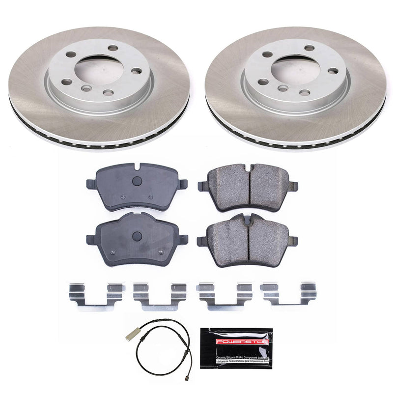 Power Stop SC6662 - Front Z17 Evolution Pad And Semi-Coated Rotor Kit vehicle fitment brake part