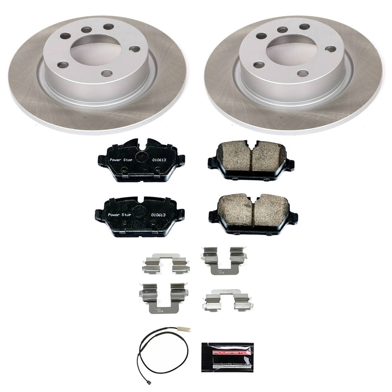 Power Stop SC6664 - Rear Z17 Evolution Pad And Semi-Coated Rotor Kit vehicle fitment brake part