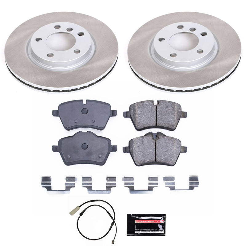 Power Stop SC6665 - Front Z17 Evolution Pad And Semi-Coated Rotor Kit vehicle fitment brake part