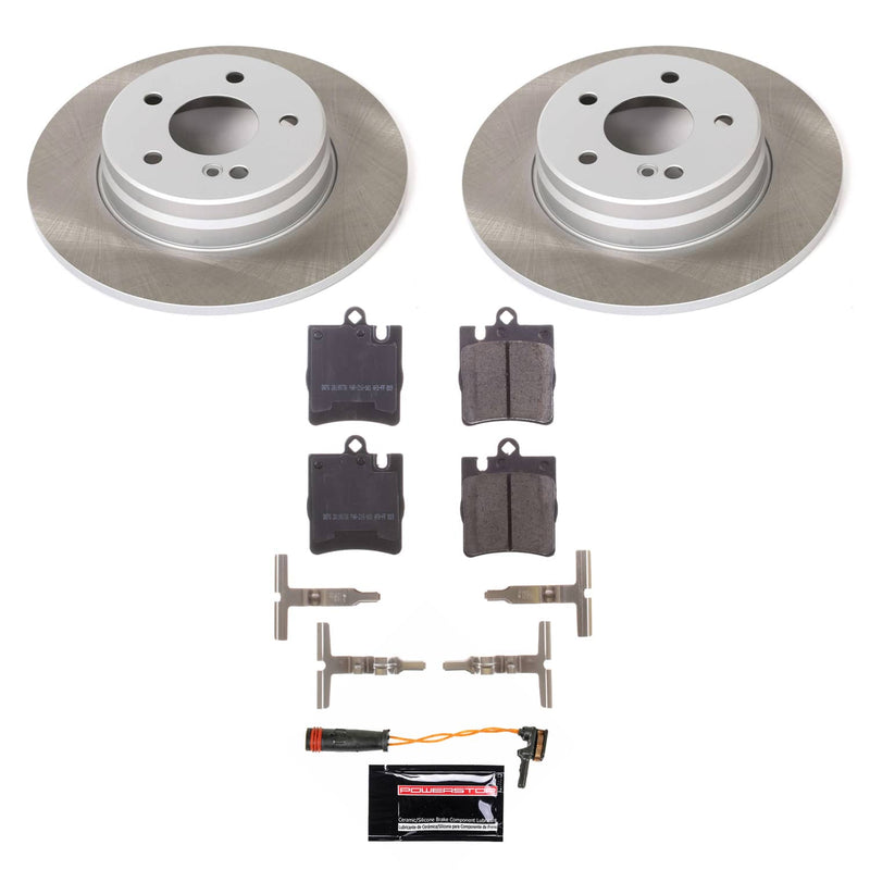 Power Stop SC6698 - Rear Z17 Evolution Pad And Semi-Coated Rotor Kit vehicle fitment brake part