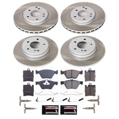 Power Stop SC6700 - Front And Rear Z17 Evolution Pad And Semi-Coated Rotor Kit vehicle fitment brake part