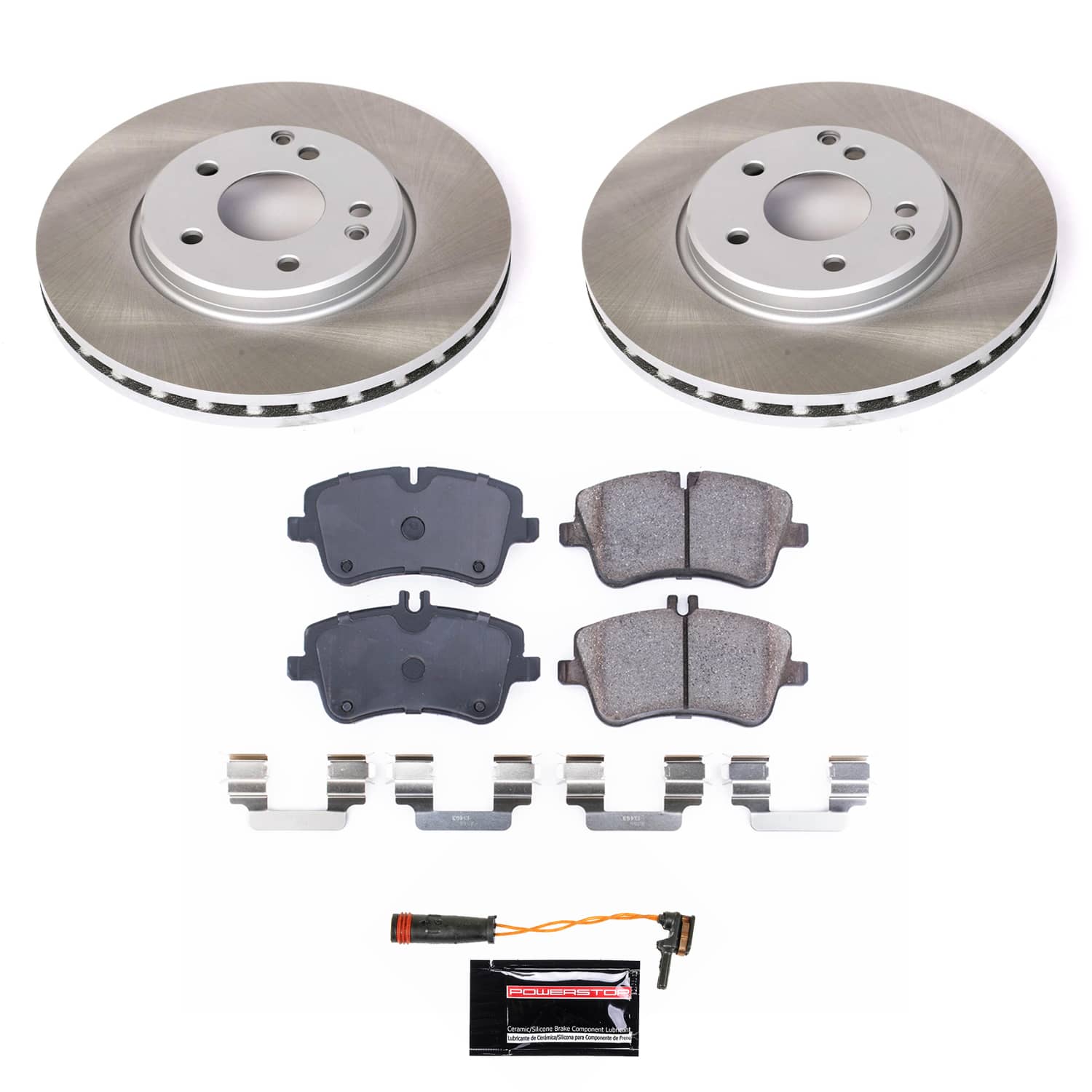 Power Stop SC6702 - Front Z17 Evolution Pad And Semi-Coated Rotor Kit vehicle fitment brake part