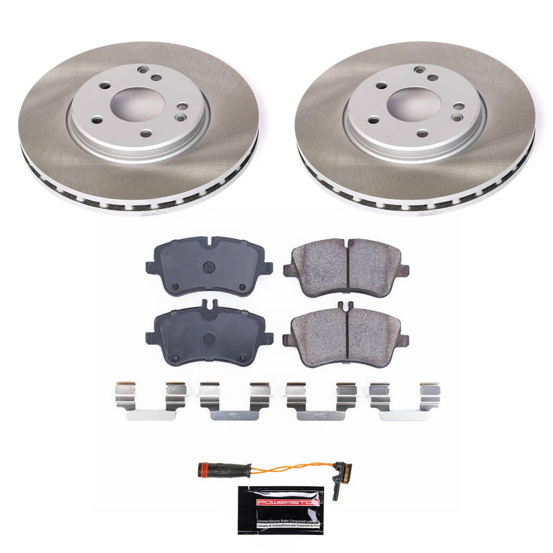 Power Stop SC6702 - Front Z17 Evolution Pad And Semi-Coated Rotor Kit vehicle fitment brake part