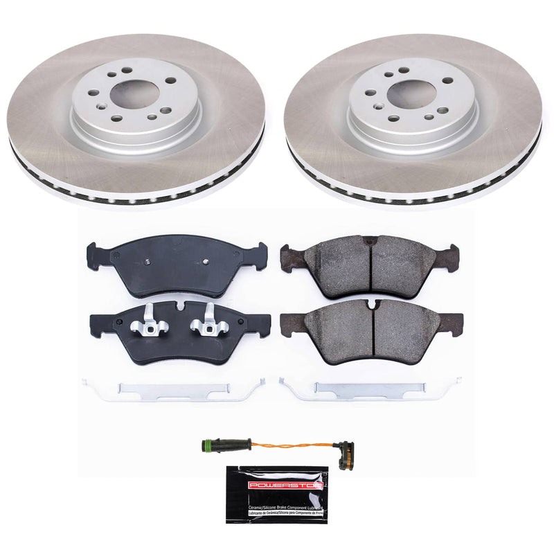 Power Stop SC6706 - Front Z17 Evolution Pad And Semi-Coated Rotor Kit vehicle fitment brake part
