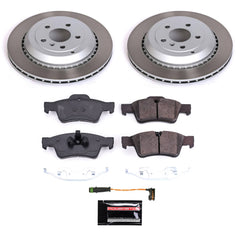 Power Stop SC6708 - Rear Z17 Evolution Pad And Semi-Coated Rotor Kit vehicle fitment brake part