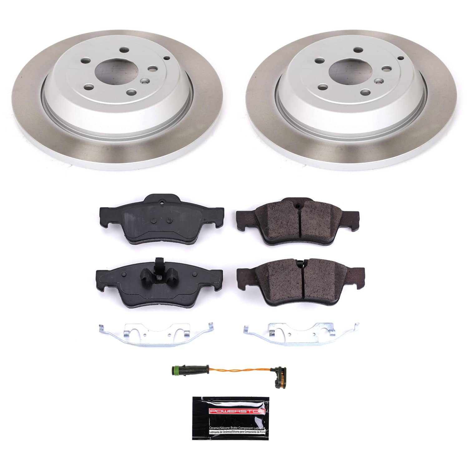 Power Stop SC6712 - Rear Z17 Evolution Pad And Semi-Coated Rotor Kit vehicle fitment brake part