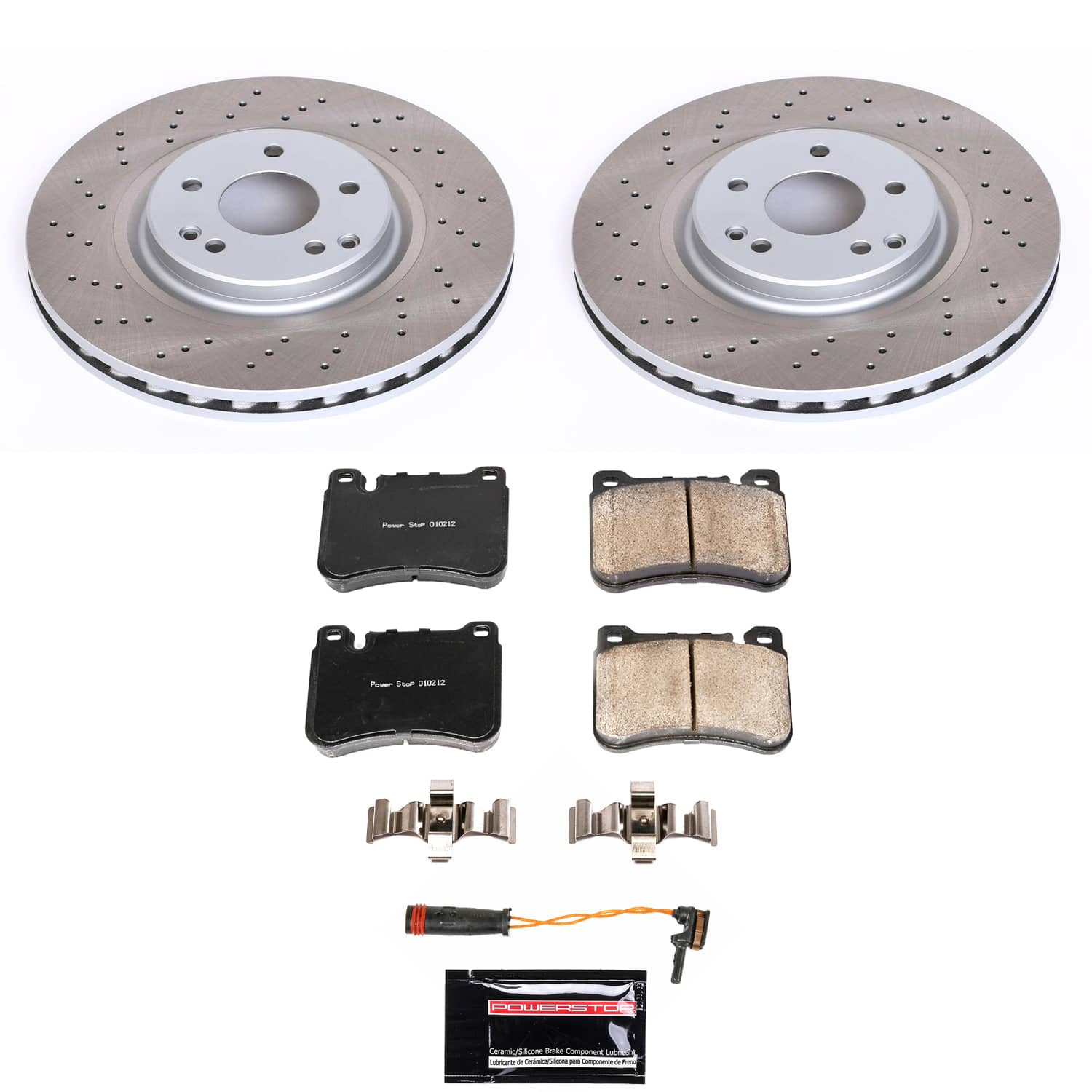 Power Stop SC6713 - Front Z17 Evolution Pad And Semi-Coated Rotor Kit vehicle fitment brake part