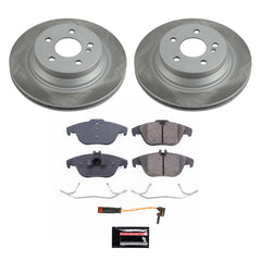 Power Stop SC6715 - Rear Z17 Evolution Pad And Semi-Coated Rotor Kit vehicle fitment brake part