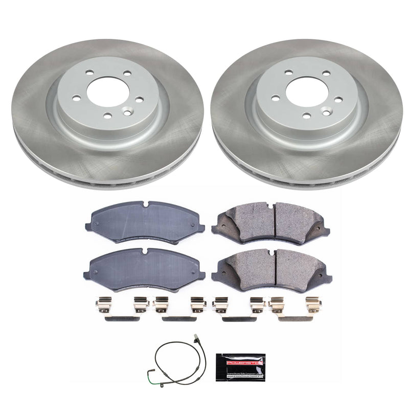 Power Stop SC6719 - Front Z17 Evolution Pad And Semi-Coated Rotor Kit vehicle fitment brake part