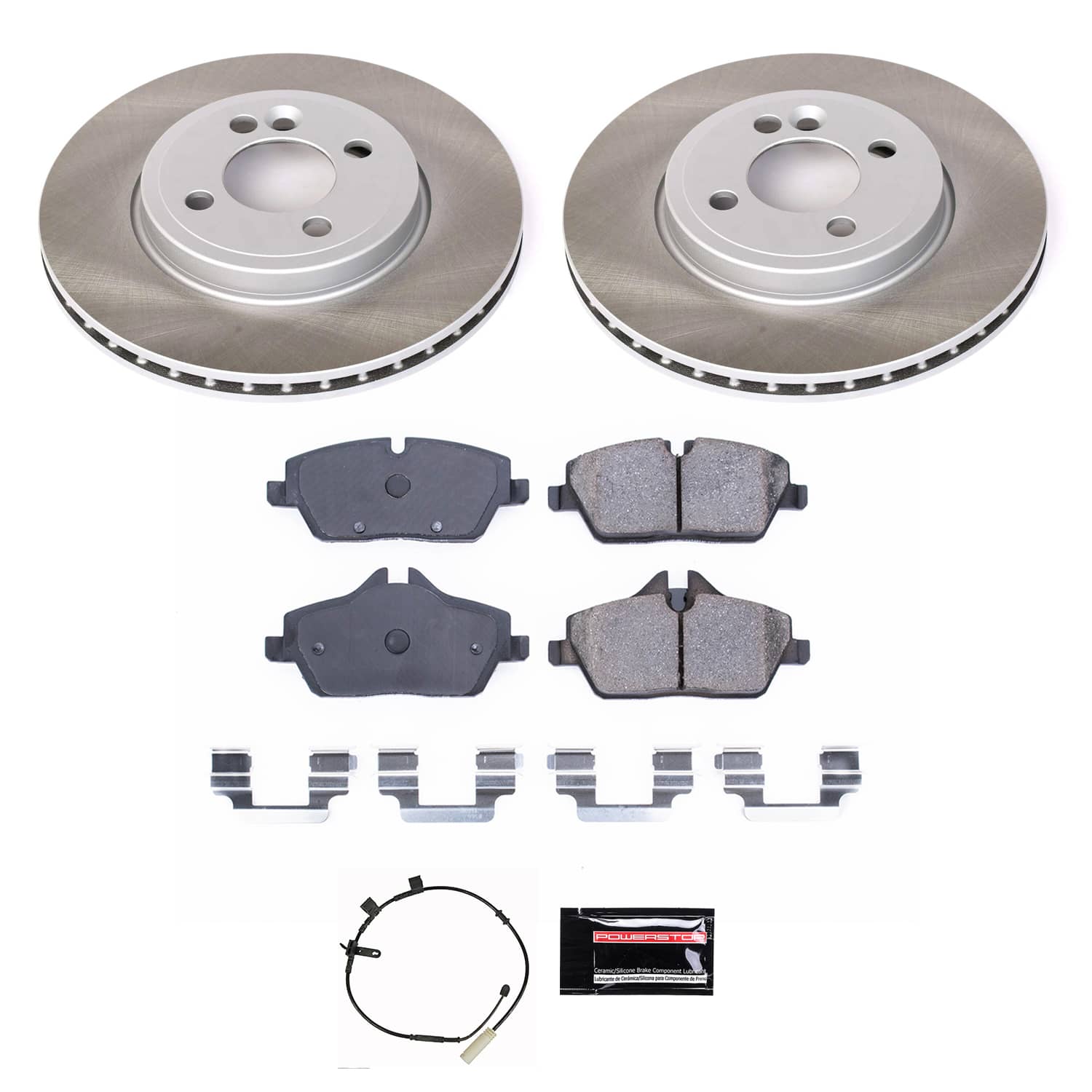 Power Stop SC6739 - Front Z17 Evolution Pad And Semi-Coated Rotor Kit vehicle fitment brake part