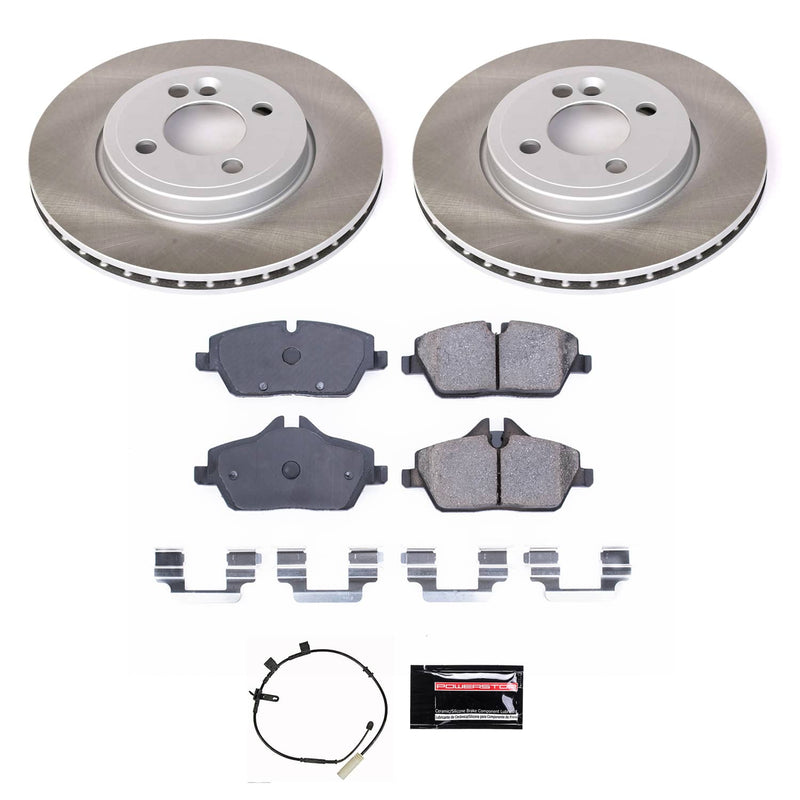 Power Stop SC6739 - Front Z17 Evolution Pad And Semi-Coated Rotor Kit vehicle fitment brake part
