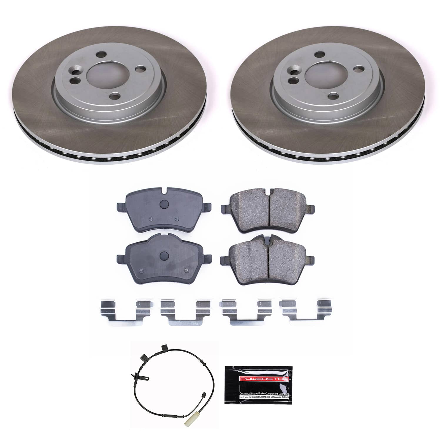 Power Stop SC6741 - Front Z17 Evolution Pad And Semi-Coated Rotor Kit vehicle fitment brake part