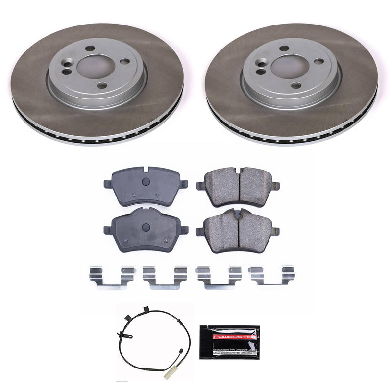 Power Stop SC6741 - Front Z17 Evolution Pad And Semi-Coated Rotor Kit vehicle fitment brake part